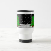 Weihnachtsbaumnacht-Tasse Reisebecher (Mittel)