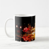 Weihnachtsbaumnachtsbeleuchtung Kaffeetasse (Links)
