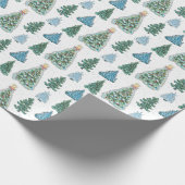 Weihnachtsbaumpapier Geschenkpapier (Ecke)