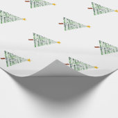 Weihnachtsbaumpapier Geschenkpapier (Ecke)