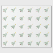 Weihnachtsbaumpapier Geschenkpapier (Flach)