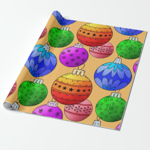 Weihnachtsbaumpapier Geschenkpapier