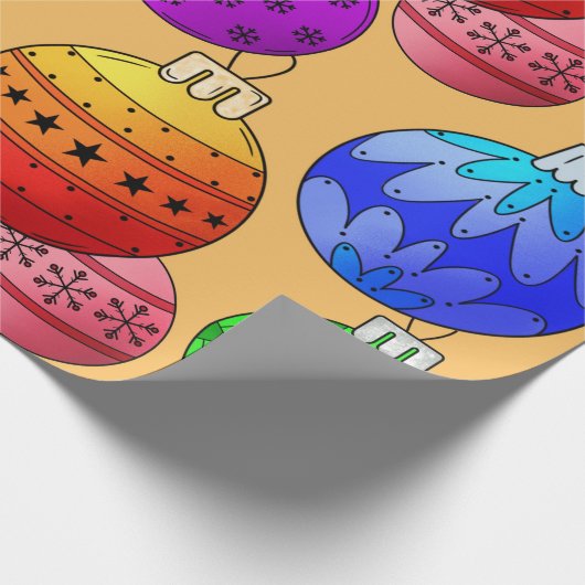 Weihnachtsbaumpapier Geschenkpapier (Ecke)