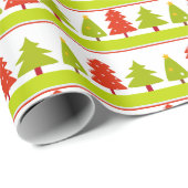 Weihnachtsbaumpapier Geschenkpapier (Rolleneckpunkt)
