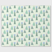 Weihnachtsbaumpapier Geschenkpapier (Flach)