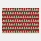 Weihnachtsbaumpapier Geschenkpapier Set (Vorderseite 2)