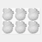 Weihnachtsbaumpapier Geschenkpapier Set (Vorderseite)