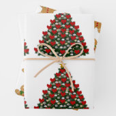 Weihnachtsbaumpapier Geschenkpapier Set (Beispiel)