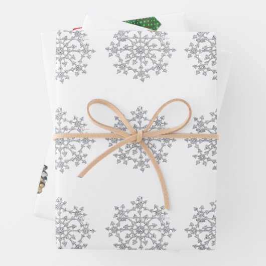 Weihnachtsbaumpapier Geschenkpapier Set (Beispiel)