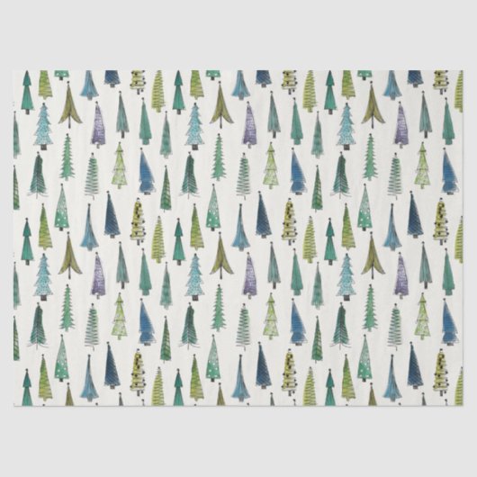 Weihnachtsbaumpapier Seidenpapier (Vorderseite)