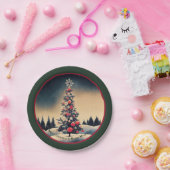 Weihnachtsbaumpapier-Teller Pappteller (Party)