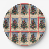 Weihnachtsbaumpapier-Teller Pappteller (Vorderseite)