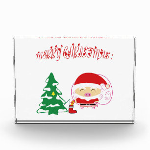 Weihnachtsbaumpapier-Tischset Fotoblock