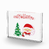 Weihnachtsbaumpapier-Tischset Fotoblock (Rechts)