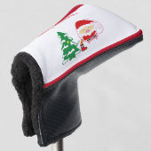 Weihnachtsbaumpapier-Tischset Golf Headcover (3/4 Vorderseite)