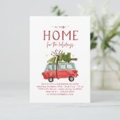 WeihnachtsbaumParty Einladung (Stehend Vorderseite)