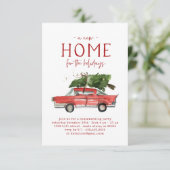 WeihnachtsbaumParty Einladung (Stehend Vorderseite)