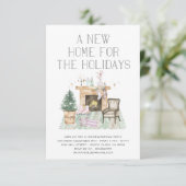 WeihnachtsbaumParty Einladung (Stehend Vorderseite)