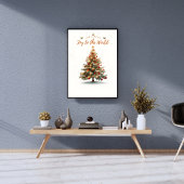 Weihnachtsbaumplakat — Magisches Winterfest Poster