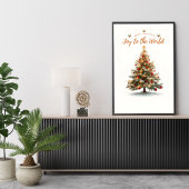 Weihnachtsbaumplakat — Magisches Winterfest Poster