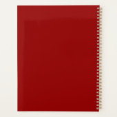 Weihnachtsbaumplaner (rot) planer (Rückseite)