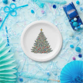 Weihnachtsbaumplatte Pappteller (Party)