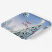 Weihnachtsbaumplatte Pappteller (Gewinkelt)