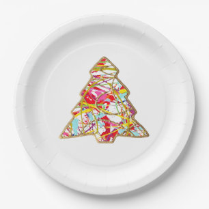 Weihnachtsbaumplatte Pappteller