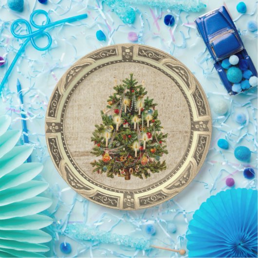 Weihnachtsbaumplatten Pappteller (Party)