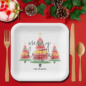 Weihnachtsbaumplatz Pappteller