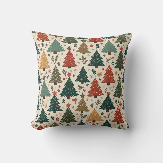 Weihnachtsbaumpolster Kissen (Vorderseite)