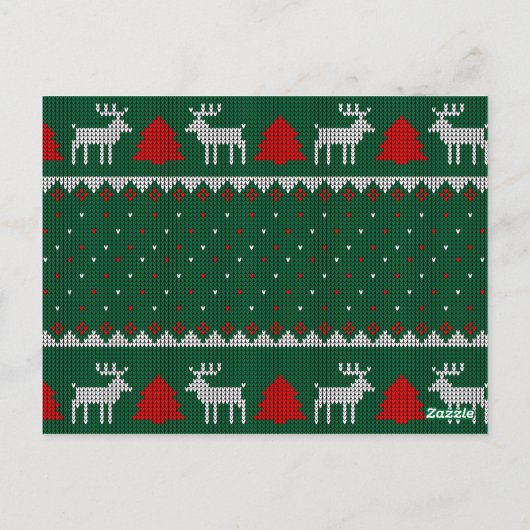 Weihnachtsbaumpost Postkarte (Rückseite)