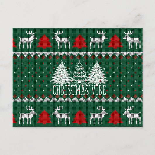 Weihnachtsbaumpost Postkarte (Vorderseite)