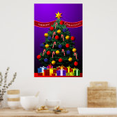 Weihnachtsbaumposter für Ihre Wand Poster (Küche)