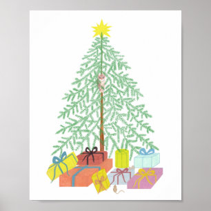 Weihnachtsbaumpreisposter Poster