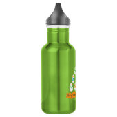 Weihnachtsbaumpyramide aus Weihnachtsschneemännern Edelstahlflasche (Links)