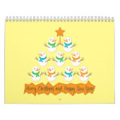 Weihnachtsbaumpyramide aus Weihnachtsschneemännern Kalender (Titelbild)