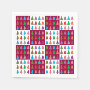 Weihnachtsbaumquiltmuster Serviette