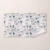 Weihnachtsbaumrinder Badhandtuch Set (Handtuch)