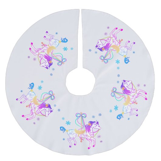 Weihnachtsbaumrock des polyester weihnachtsbaumdecke (Vorderseite)