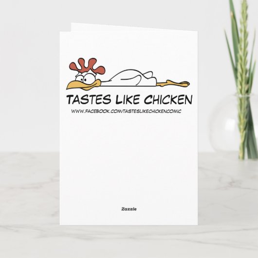 Weihnachtsbaumrock Feiertagskarte (Rückseite)