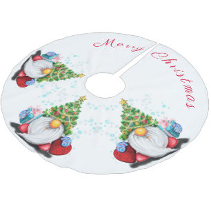 Weihnachtsbaumrock kommt mit Geschenken für Sie Polyester Weihnachtsbaumdecke