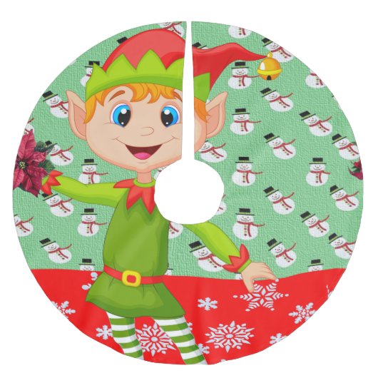 Weihnachtsbaumrock Polyester Weihnachtsbaumdecke (Vorderseite)