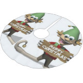 Weihnachtsbaumrock Polyester Weihnachtsbaumdecke (Schrägansicht)