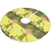 Weihnachtsbaumrock Polyester Weihnachtsbaumdecke (Schrägansicht)