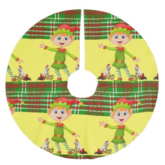 Weihnachtsbaumrock Polyester Weihnachtsbaumdecke (Vorderseite)