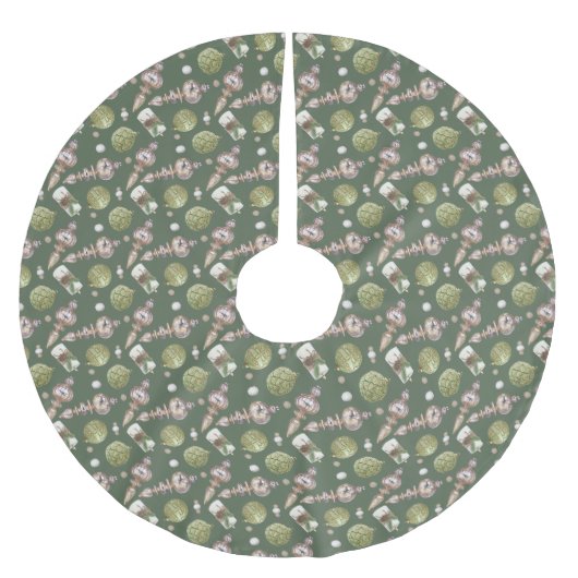 Weihnachtsbaumrock Polyester Weihnachtsbaumdecke (Vorderseite)