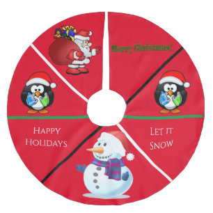 Weihnachtsbaumrock Polyester Weihnachtsbaumdecke