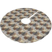 Weihnachtsbaumrock Polyester Weihnachtsbaumdecke (Schrägansicht)