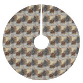 Weihnachtsbaumrock Polyester Weihnachtsbaumdecke (Vorderseite)